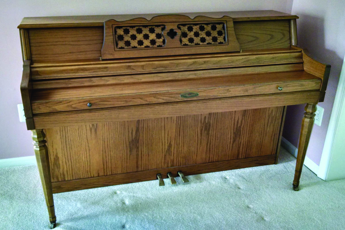 An old piano